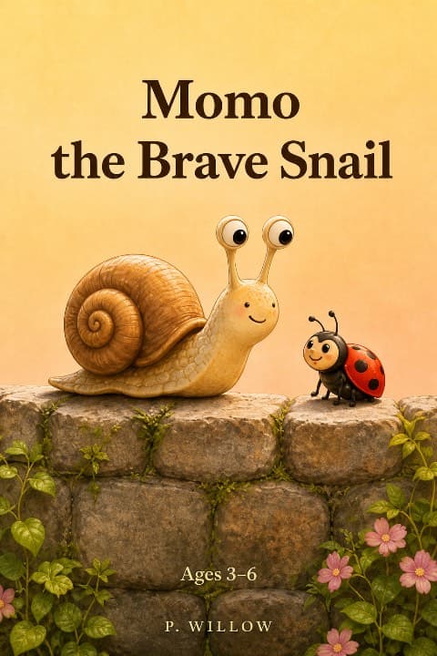 Book cover — Momo the Brave Snail