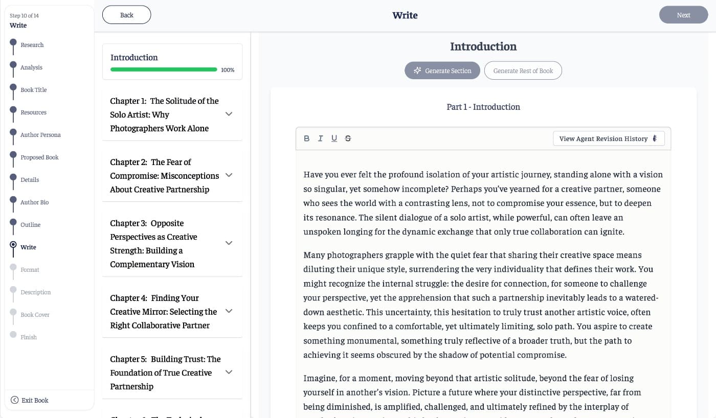 Writing Workspace